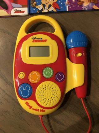 Disney Junior Sing With Me Music Player Microphone Includes All 8 Books 2
