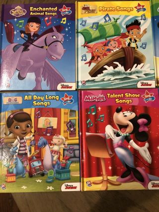 Disney Junior Sing With Me Music Player Microphone Includes All 8 Books 3