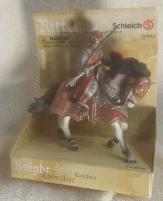 Schleich 70056 Ritter Knight On White Horse With Sword,  Bnip
