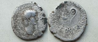 Cappadocia,  Caesarea,  Gaius Caligula,  A.  D.  37 - 41,  Silver Drachm,  3.  6gm.