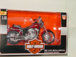 Maisto Harley - Davidson 2000 Scale 1:18 In Series 8 2000 Fxd Dyna Glide