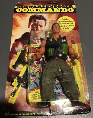 Arnold Schwarzenegger Vintage 1985 Commando Action Figure