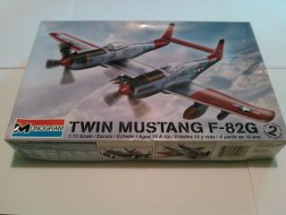 F - 82g Twin Mustang,  Monogram,  1/72 Scale,  After - Market Decals Provided
