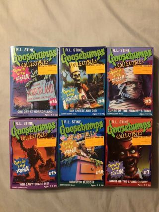 R L Stine Goosebumps Collectible Figures Whole Set 4 5 7 15 16 18 All Work