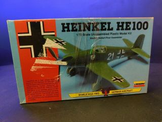 Lindberg Heinkel He100 1/72 Scale Model Kit 70584