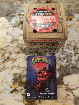 Cryptkins Jersey Devil exclusive mystery Monster Vinyl Mini Figure blood moon 2