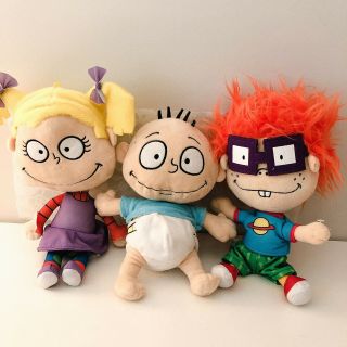 Rugrats Nickelodeon Tommy Pickles,  Angelica & Chuckie Finster