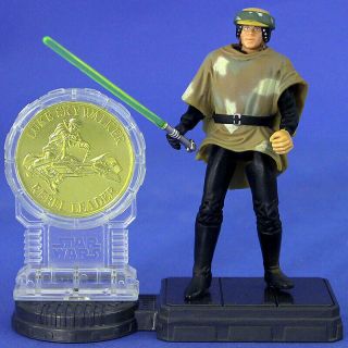Star Wars Loose Toys R Us Exclusive Millennium Minted Coined Luke Endor Gear.  C10