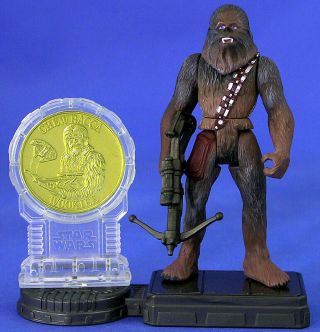 Star Wars Ultra Rare Loose Toys R Us Exclusive Millennium Minted Coined Chewbaca