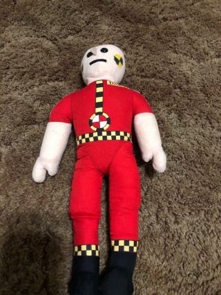Vintage Crash Test Dummy Darryl Stuffed Plush Toy Ace