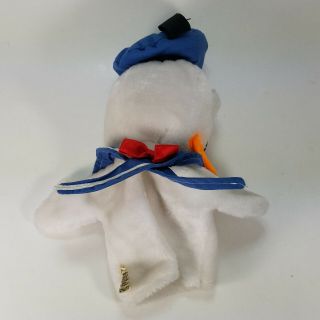 Disney Donald Duck Vintage Hand Puppet Plush Soft 12 