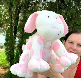 Kids Preferred Asthma Friendly Pink Puppy Dog Lovey 12 " Plush Stuffed Animal Toy