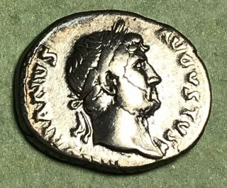 Ad:117 - 138 Denarius Of Hadrian Ancient Roman Silver Coin,