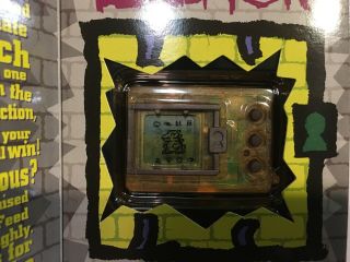 Bandai Digimon Virtual Pet.  Tamagotchi 1997.  Transparent Orange.  MISB. 3