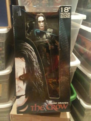 Neca The Crow Eric Draven 18” Motion Activated Sound Deluxe Action Figure