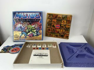 1983 Masters Of The Universe Board Game Mattel 3d Action He - Man 99 Complete