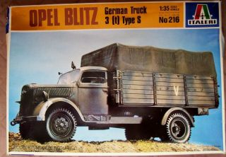 Italeri Opel Blitz 3 (t) Type S German Truck,  1:35 Scale Model 216