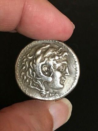 ALEXANDER THE GREAT II - 336 - 316 B.  C Rare Silver 18GR Tetradrachm coin see scan 2