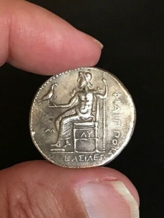 ALEXANDER THE GREAT II - 336 - 316 B.  C Rare Silver 18GR Tetradrachm coin see scan 3
