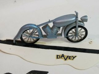 1963 Weird - ohs CAR - ICKY - TURES Davey Motorcycle HAWK model kit Built 2