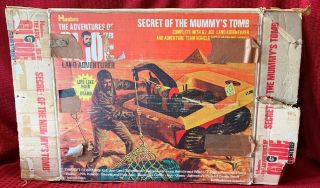 Vintage Gi Joe Secret Of The Mummys Tomb Adventure Team Box