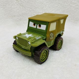Disney Pixar Cars Sarge Shake N Go Jeep Car Talking Military