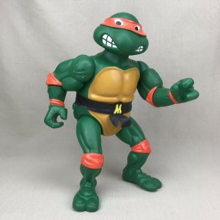 Tmnt Michelangelo Vintage 1989 Teenage Mutant Ninja Turtle Giant 13” Plastic