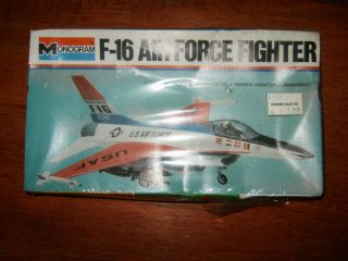 1/72 Monogram F - 16 Air Force Fighter Model Kit 5200