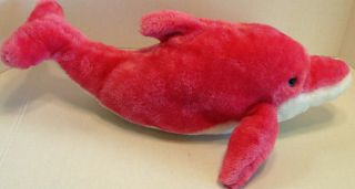 Sea World 18 " Very Soft Pink Dolphin Plush Stuffed Toy