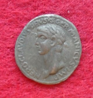 Germanicus Drusus Ar Denarius,  Rome,  Silver Ancient Roman Coin