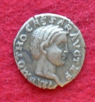 Otho Ar Denarius,  Rome,  Silver Ancient Roman Coin