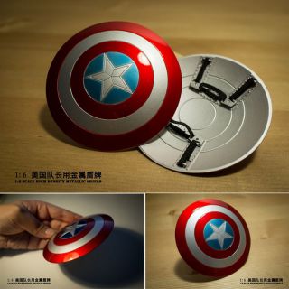 1/6 Captain America Shield Metal Material Can Buckle Hand Latest Improved