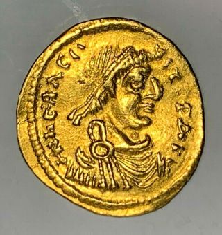 Ancient Byzantine Gold Coin Heraclius.  Semissis 610 - 641 A.  D.  Scarce Coin