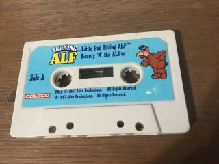 Talking Alf The Storytelling Alien Cassette Tape Vintage 1987 Cat With No Name