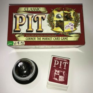 Classic Pit Corner The Stock Market Card Game With Bell Turn Of Century Artwork