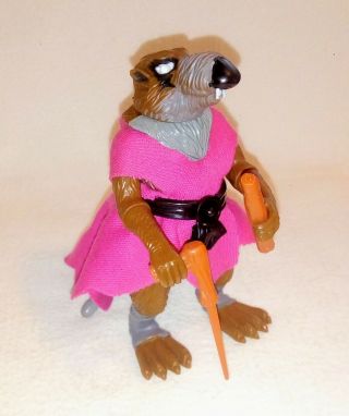 Splinter 1988 Teenage Mutant Ninja Turtles Toy Action Figure Tmnt Rat Master Man