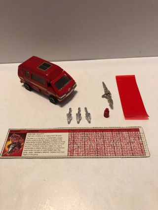 Vintage Hasbro 1984 Transformers G1 Ironhide 100 Complete W/ Tech Card