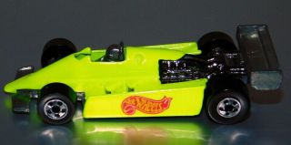 Hot Wheels Die Cast Racing Car - Turbo Streak - " Flouro " Yellow