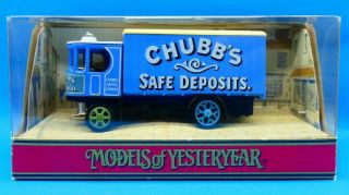1990`s Yesteryear Matchbox Diecast Toy Model Vehicle Chubb`s Safe Car Mib Y.  37