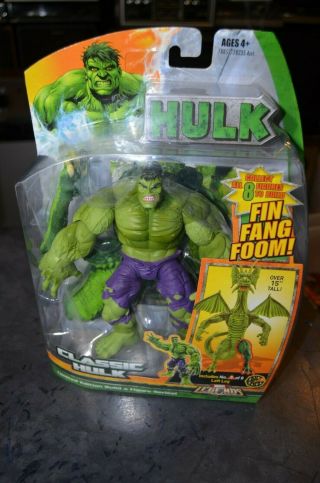 Marvel Legends Fin Fang Foom Baf Series Classic Hulk 2007 Noc Left Leg