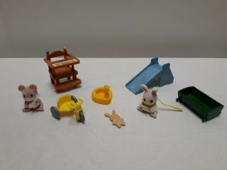 Calico Critters Sylvanian Families Vintage Baby Nursery Furniture Toys Babies