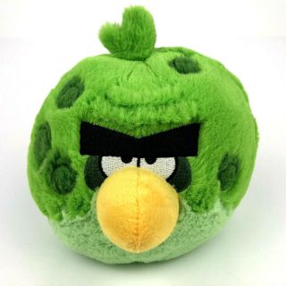 Angry Birds Plush Green Spots Big Brother Terence Bird With Sound 6”