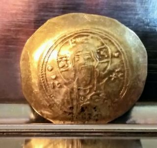1071 - 1078 Ad Byzantine Gold Em Michael Vii Ancient Coin Av/el Histamenon Nomisma
