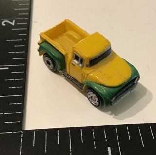 Vtg Galoob Micro Machines ‘56 Ford Pickup Truck Yellow/green Rare