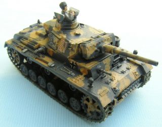 Pz.  Kpfw.  Iii Ausf.  J,  Panzerkampfwagen Iii,  Scale 1/72,  Hand - Made Plastic Model