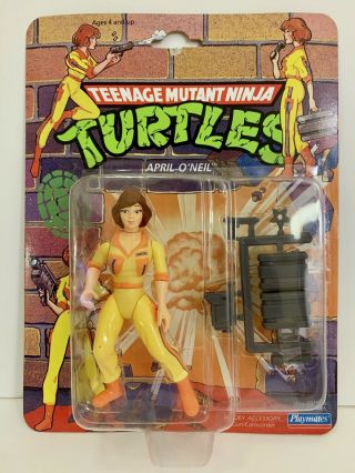 Tmnt Teenage Mutant Ninja Turtles April O’neil 1990 Playmates Vintage
