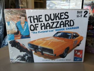 Amt/ertl 1/25 The Dukes Of Hazzard General Lee Dodge Charger Model Kit Parts