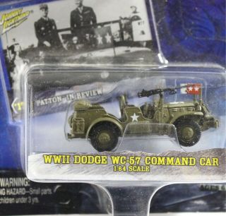 Wwii Dodge Wc - 57 Command Car Military Muscle Johnny Lightning 1:64 306 - 03