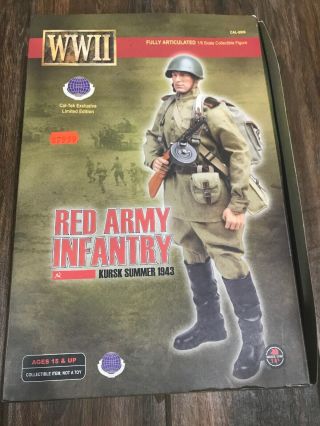 Nib Cal - Tek Exclusive Soldier Story Red Army Infantry 12 " Action Figure Cal - 8009