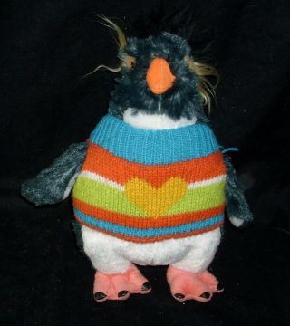 10 " Build A Bear Happy Two Feet Lovelace Penguin Stuffed Animal Plush Toy Babw